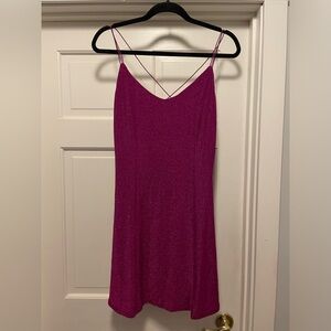 Lulus XL magenta mini dress